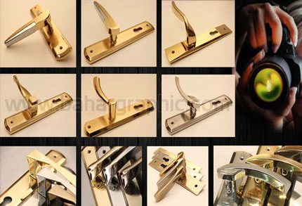  عکاسی صنعتی و تبلیغاتی از دستگیره درب