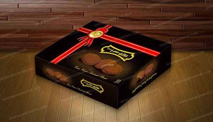طراحی جعبه شیرینی و بیسکویت