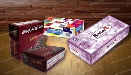 طراحی گسترده جعبه دستمال کاغذی