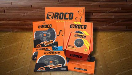 طراحی جعبه و بسته بندی محصولات برش ROCO 