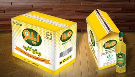 طراحی و چاپ کارتن بسته بندی روغن کنجد