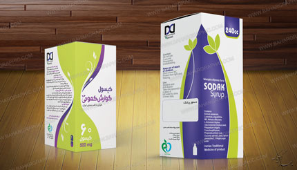 طراحی بسته بندی گیاهان دارویی