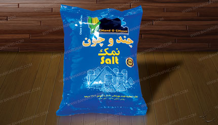  طراحی و چاپ بسته بندی نمک