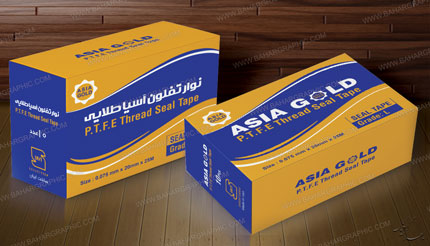 طراحی جعبه محصول تفلون