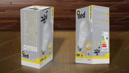 طراحی و چاپ جعبه لامپ