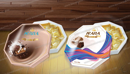 جعبه شکلات کادویی آیسانا
