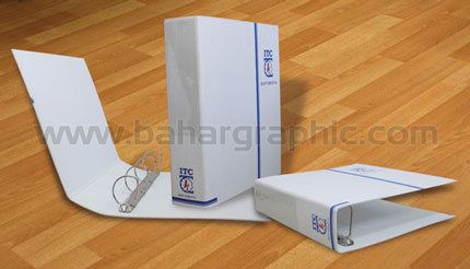  چاپ زونکن و کلاسور اختصاصی چهار حلقه 7 سانت