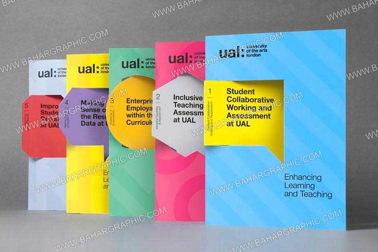 در طراحی کاتالوگ و بروشور به دنبال ایجاد اثر با اشکال ساده باشیم 