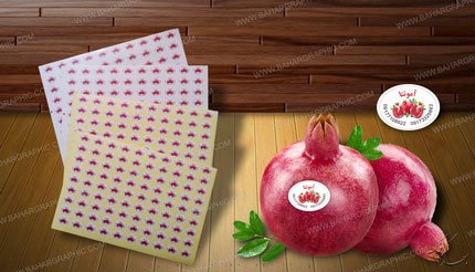 طراحی لیبل میوه