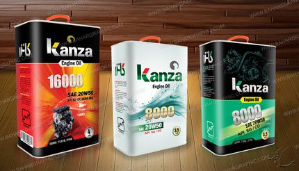 طراحی ظرف روغن موتور ا