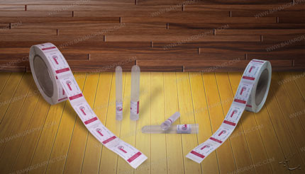  طراحی و چاپ لیبل رول برچسبدار جهت لوله های آزمایشگاهی