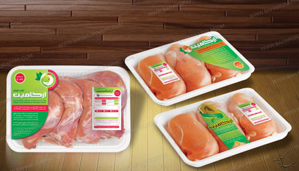  لیبل گوشت مرغ