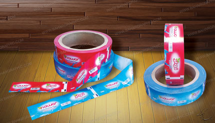 چاپ لیبل آب معدنی- برند نوار -عراق التسمية تصميم