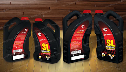  طراحی و چاپ لیبل روغن موتور اروند شیمی</h3>