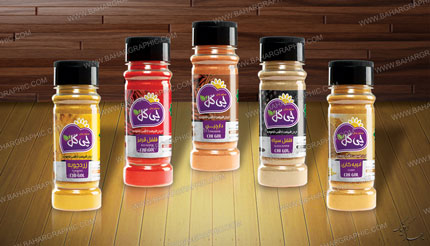 طراحی  و چاپ لیبل ادویه جات</h3>