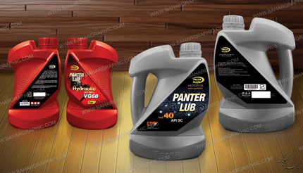  طراحی و چاپ لیبل روغن موتور برند پنتر لوپ</h3>