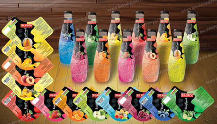 طراحی و چاپ لیبل نوشیدنی تخم شربتی به صورت رول</h3>