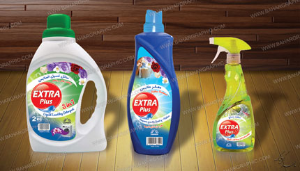   طراحی و چاپ لیبل های مواد شوینده برند اکسترا اربیل عراق</h3>