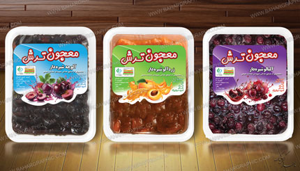 طراحی و چاپ لیبل انواع ترشک برند معجون ترش</h3>