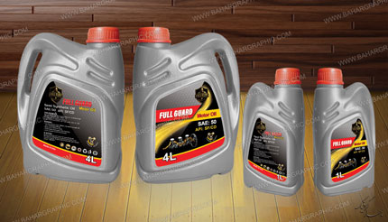  طراحی و چاپ لیبل روغن موتور 1 و 4 لیتری</h3>