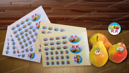 لیبل روی میوه - برچسب روی میوه