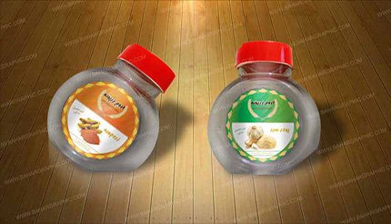 طراحی لیبل مواد غذایی آروم زرپونه 