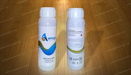 طراحی لیبل روغن موتور آفلوکس