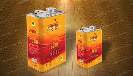 طراحی لیبل ظروف روغن موتور پی جی آی