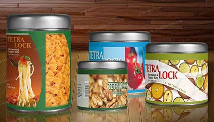 طراحی لیبل های داخل ظروف