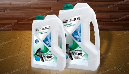 چاپ لیبل ضد یخ برند آفلوکس