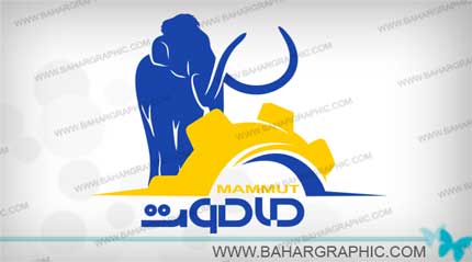  طراحی لوگوی ترکیبی برند ماموت