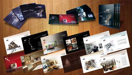 طراحی سی دی کاتالوگ نیروی سه بعدی A