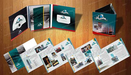 طراحی سی دی کاتالوگ پولادین دژ کاوه
