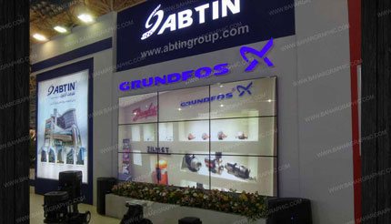 ویدئووال 3×3 138 اینچ نمایشگاه آب