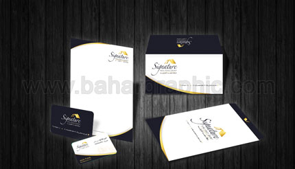 طراحی ست اداری حرفه ای املاک کامرانیه