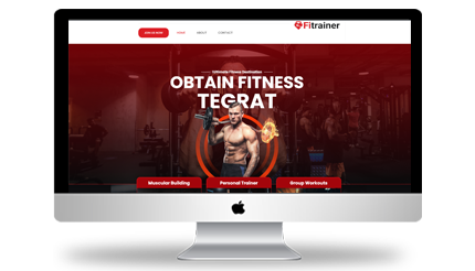 طراحی سایت Fitrainer
